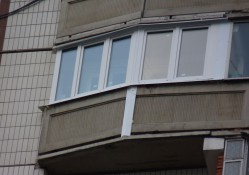 остекление балкона п44
