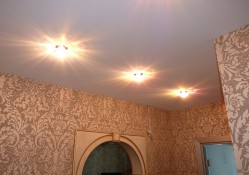 светильники в натяжной потолок